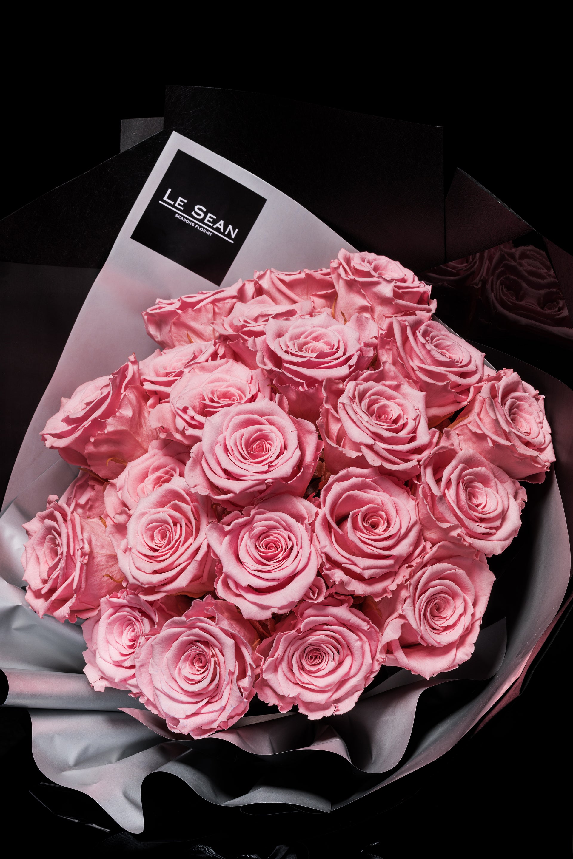 Le Sean Preserved Bouquet - Feminine Pink